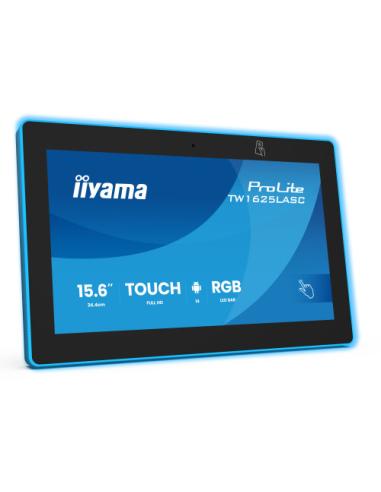 IIYAMA 15,6" RGB LED-LIGHTBAR PANEL-PC ANDROID 14+GMS, SOC OCTA-CORE RK3576 4GB, 32GB, 10-POINTS TOUCH, 1920X1080, IPS , SPEAKER