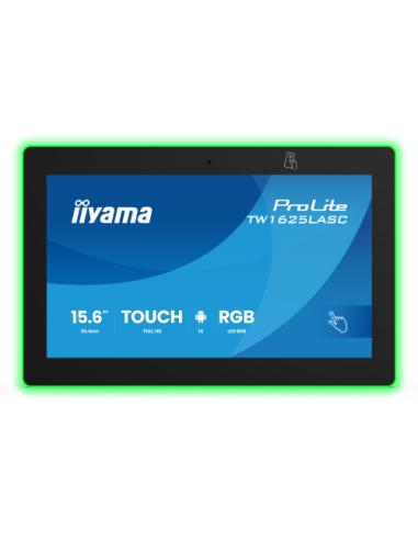 IIYAMA 15,6" RGB LED-LIGHTBAR PANEL-PC ANDROID 14+GMS, SOC OCTA-CORE RK3576 4GB, 32GB, 10-POINTS TOUCH, 1920X1080, IPS , SPEAKER