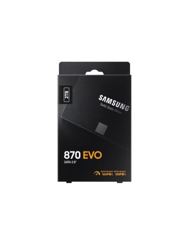 HD SSD 2TB SAMSUNG 2.5 SATA3 870 EVO MZ-77E2T0BEU