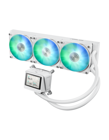SISTEMA DE REFRIGERACION LIQUIDA ASUS PARA CPU MAX GAMING LC 360 ARGB LCD WHITE (WHITE BOX)