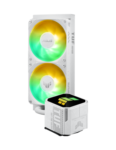 ASUS TUF GAMING LC III 240 ARGB WHT Procesador Sistema de refrigeración líquida todo en uno 12 cm Blanco