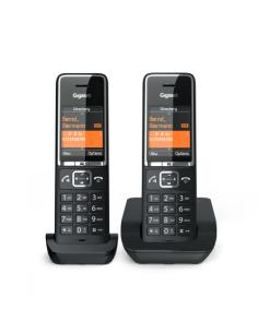 Gigaset COMFORT 550 duo Teléfono analógico Identificador de llamadas Negro 2