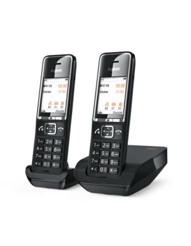 Gigaset COMFORT 550 duo Teléfono analógico Identificador de llamadas Negro
