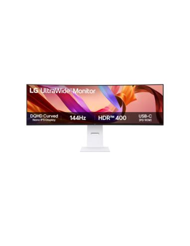LG 49U950A-W pantalla para PC 124,5 cm (49") 5120 x 1440 Pixeles Dual QHD LED Negro, Blanco