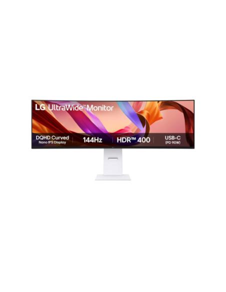 LG 49U950A-W pantalla para PC 124,5 cm (49") 5120 x 1440 Pixeles Dual QHD LED Negro, Blanco