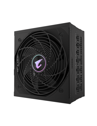 GIGABYTE AORUS ELITE P850W Fuente de Alimentación - PCIe 5.0, 80 PLUS Platinum, Diseño completamente modular, Ventilador de 120 