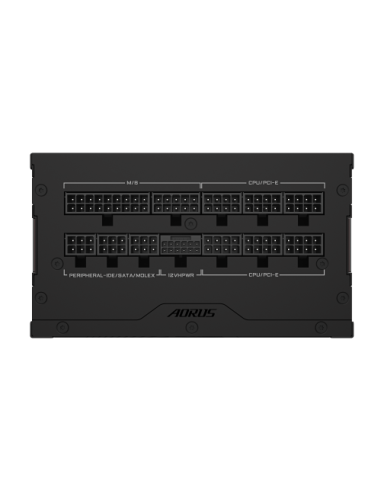 GIGABYTE AORUS ELITE P850W Fuente de Alimentación - PCIe 5.0, 80 PLUS Platinum, Diseño completamente modular, Ventilador de 120 