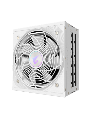 GIGABYTE AORUS ELITE P850W ICE Fuente de Alimentación - PCIe 5.0, 80 PLUS Platinum, Diseño completamente modular, Ventilador de 