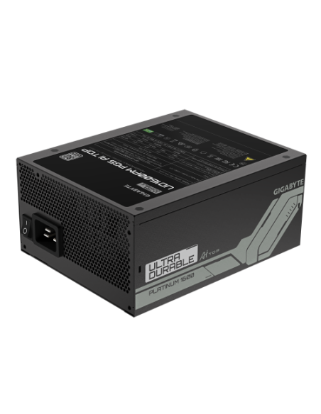 GIGABYTE UD1600PM PG5 AI TOP Fuente de Alimentación - PCIe 5.0, 80 PLUS Platinum, Diseño totalmente modular, Ventilador de 120 m