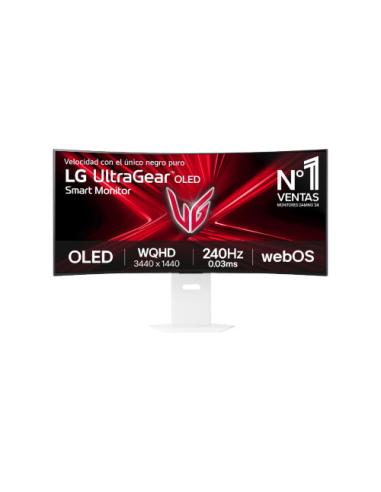 LG 39GX90SA-W pantalla para PC 99,1 cm (39") 3440 x 1440 Pixeles Wide Quad HD OLED Blanco