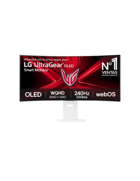 LG 39GX90SA-W pantalla para PC 99,1 cm (39") 3440 x 1440 Pixeles Wide Quad HD OLED Blanco