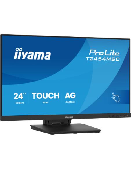 MONITOR IIYAMA PROLITE T2454MSC-B1AG, 60,5 CM (23.8"), 1920 X 1080 PIXELES, FULL HD, LED, 4 MS, NEGRO