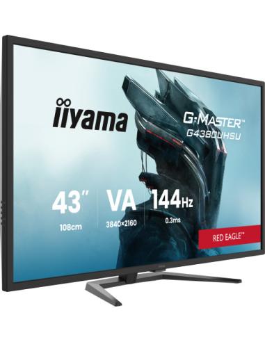 MONITOR IIYAMA, 42,5 PULGADAS G-MASTER G4380UHSU-B1 PANTALLA PARA PC 108 CM 3840 x 2160 PIXELES 4K ULTRA HD LED NEGRO