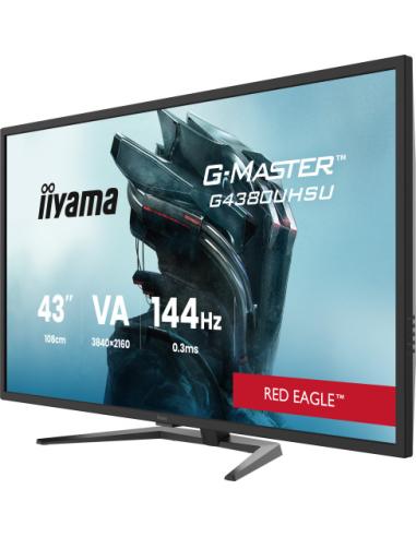 MONITOR IIYAMA, 42,5 PULGADAS G-MASTER G4380UHSU-B1 PANTALLA PARA PC 108 CM 3840 x 2160 PIXELES 4K ULTRA HD LED NEGRO