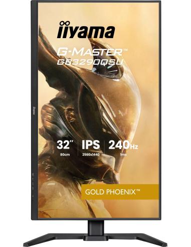 MONITOR IIYAMA, 32 PULGADAS, G-MASTER GB3271QSU-B1 FAST IPS QHD 165HZ 1MS FREESYNC USB-A ALTAVOCES ALTURA AJUSTABLE