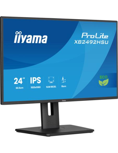MONITOR IYAMA PROLITE XB2492HSU-B1, 61 CM (24"), 1080 X 1920 PIXELES, QUAD HD, LED, 3 MS, NEGRO