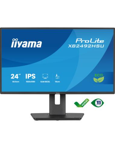 MONITOR IYAMA PROLITE XB2492HSU-B1, 61 CM (24"), 1080 X 1920 PIXELES, QUAD HD, LED, 3 MS, NEGRO