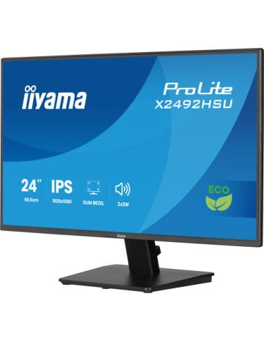 MONITOR IIYAMA PROLITE, 24 PULGADAS, 60.5CM, IPS PANEL TECHNOLOGY, 1920X1080, 120HZ, MATE NEGRO