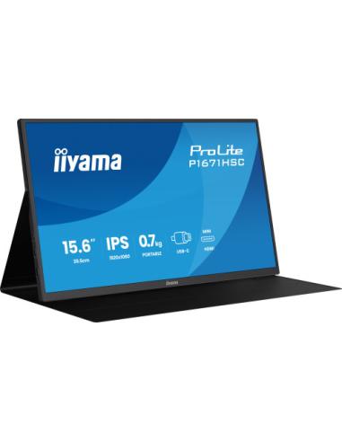MONITOR IIYAMA IPS, PORTABLE, 2X C (VIDEO), 1XMHDMI