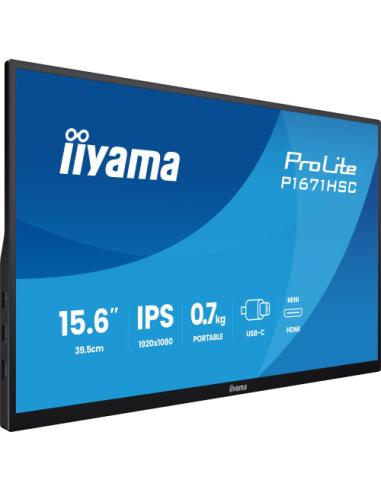 MONITOR IIYAMA IPS, PORTABLE, 2X C (VIDEO), 1XMHDMI