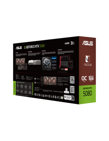 ASUS RTX5080-O16G-NOCTUA NVIDIA GeForce RTX 5080 16 GB GDDR7