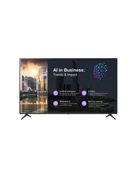 LG (75PK640S0LA) 75" / ULTRA HD 3840 X 2160 / 16X7 / 300 NIT / CONTRASTE ESTÁTICO 1200 A 1 / VIDA ÚTIL 30000 HORAS / W X H X D 1