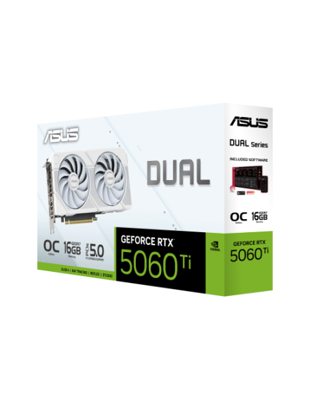 ASUS Dual -RTX5060TI-O16G-WHITE NVIDIA GeForce RTX 5060 Ti 16 GB GDDR7