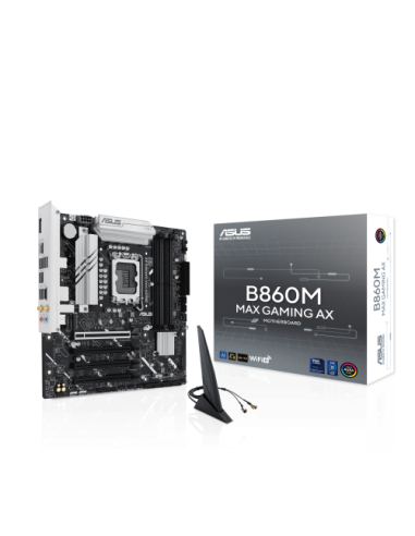ASUS B860M MAX GAMING AX Intel B860 LGA 1851 (Socket V1) micro ATX