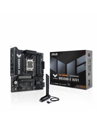 ASUS TUF GAMING B850M-E WIFI AMD B850 Zócalo AM5 micro ATX