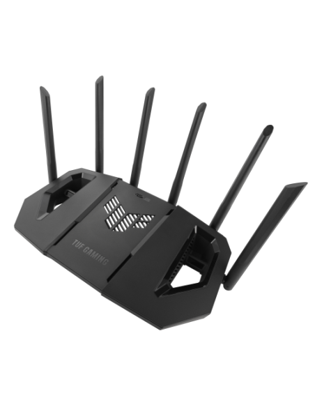 ASUS 90IG0A30-MO9C00 router inalámbrico 2.5 Gigabit Ethernet Tribanda (2.4 GHz / 5 GHz / 6 GHz) Negro