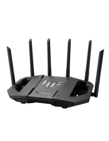 ASUS 90IG0A30-MO9C00 router inalámbrico 2.5 Gigabit Ethernet Tribanda (2.4 GHz / 5 GHz / 6 GHz) Negro