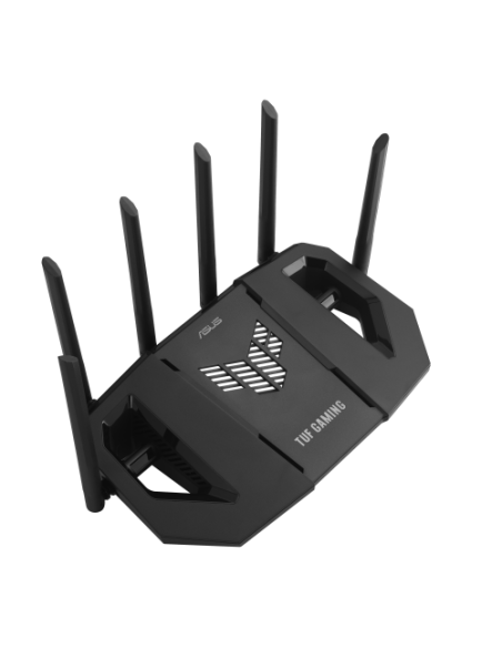 ASUS 90IG0A30-MO9C00 router inalámbrico 2.5 Gigabit Ethernet Tribanda (2.4 GHz / 5 GHz / 6 GHz) Negro