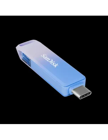 SanDisk Creator Phone Drive unidad flash USB 128 GB USB Type-C / Lightning 3.2 Gen 1 (3.1 Gen 1) Azul, Lila
