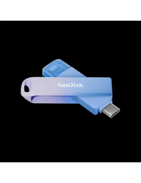 SanDisk Creator Phone Drive unidad flash USB 128 GB USB Type-C / Lightning 3.2 Gen 1 (3.1 Gen 1) Azul, Lila
