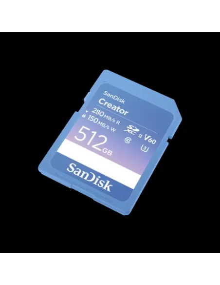 TARJETA SANDISK CREATOR SD UHS-II​ 512GB