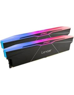 LEXAR MEMORIA ARES 2.0 16 GB DDR5 6000 CL28 1.35V MEMORY WITH HEATSINK AND RGB LIGHTING,DUAL PACK, BLACK COLOR