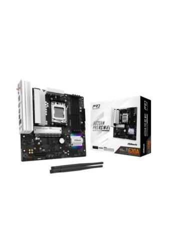 PLACA ASROCK A620AM PRO RS WIFI,AMD,AM5,A620A,4DDR5,256GB,HDMI+DP,2SATA6+2M.2,7USB3.2,2.5GBLAN+WIFI6E+BT5.2,MATX