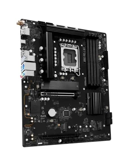 PLACA ASROCK A620AM PRO RS WIFI,AMD,AM5,A620A,4DDR5,256GB,HDMI+DP,2SATA6+2M.2,7USB3.2,2.5GBLAN+WIFI6E+BT5.2,MATX