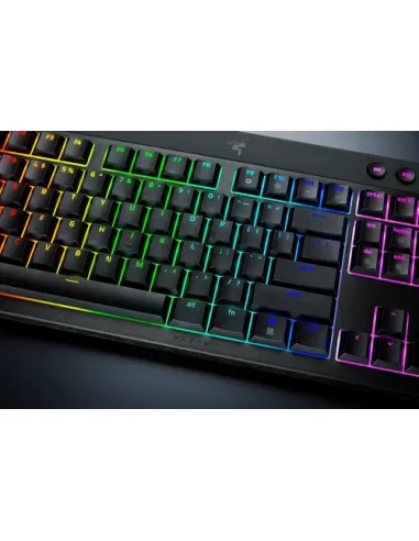 Razer BlackWidow V4 Low-Profile HyperSpeed teclado Juego USB + RF Wireless + Bluetooth QWERTY Internacional de EE.UU. Negro