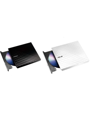 GRABADORA DVD EXTERNA ASUS USB DL RW NEGRA/BLANCA / 90-DQ0436-UA221KZ / 90-DQ0435-UA221KZ