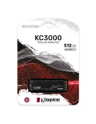 HD SSD 500GB KINGSTON M.2 2280 KC3000 PCIE 4.0 NVME SKC3000S512G