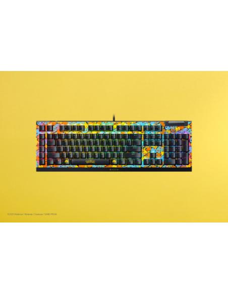 TECLADO RAZER BLACKWIDOW V4 X GREEN SWITCH POKEMON KANTO STARTERS (US LAYOUT) (RZ03-04704200-R3M1)