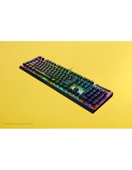 TECLADO RAZER BLACKWIDOW V4 X GREEN SWITCH POKEMON KANTO STARTERS (US LAYOUT) (RZ03-04704200-R3M1)