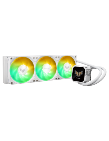 ASUS TUF Gaming LC III 360 ARGB LCD White Edition Carcasa del ordenador Sistema de refrigeración líquida todo en uno 12 cm Blanc