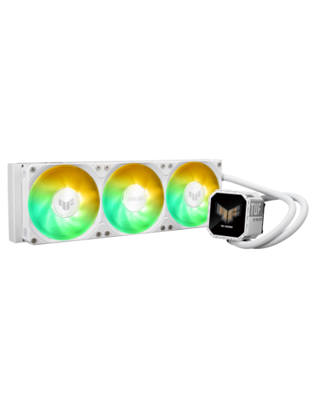 ASUS TUF Gaming LC III 360 ARGB LCD White Edition Carcasa del ordenador Sistema de refrigeración líquida todo en uno 12 cm Blanc