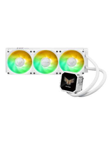 ASUS TUF Gaming LC III 360 ARGB LCD White Edition Carcasa del ordenador Sistema de refrigeración líquida todo en uno 12 cm Blanc