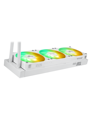 ASUS TUF Gaming LC III 360 ARGB LCD White Edition Carcasa del ordenador Sistema de refrigeración líquida todo en uno 12 cm Blanc
