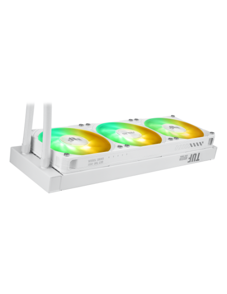 ASUS TUF Gaming LC III 360 ARGB LCD White Edition Carcasa del ordenador Sistema de refrigeración líquida todo en uno 12 cm Blanc