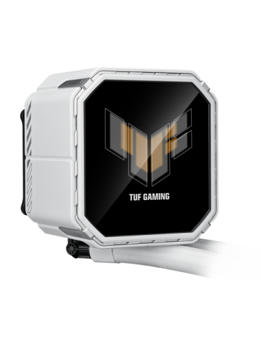 ASUS TUF Gaming LC III 360 ARGB LCD White Edition Carcasa del ordenador Sistema de refrigeración líquida todo en uno 12 cm Blanc