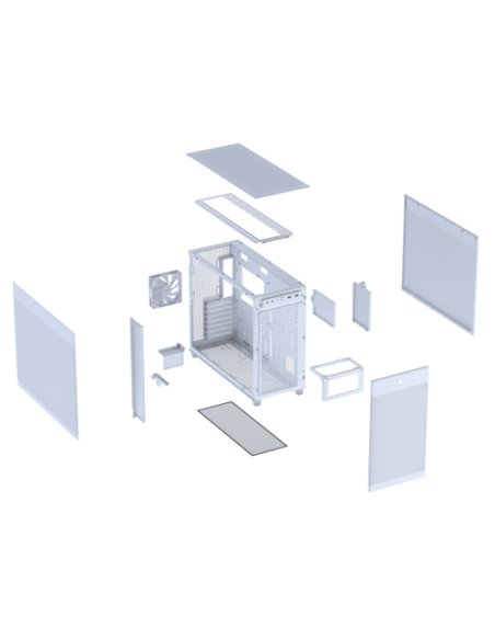 ASUS PRIME AP303 Mesh Midi Tower Blanco